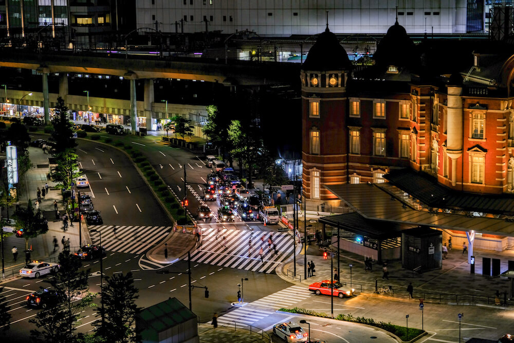 東京車站新丸之内大廈（東京） 夜景