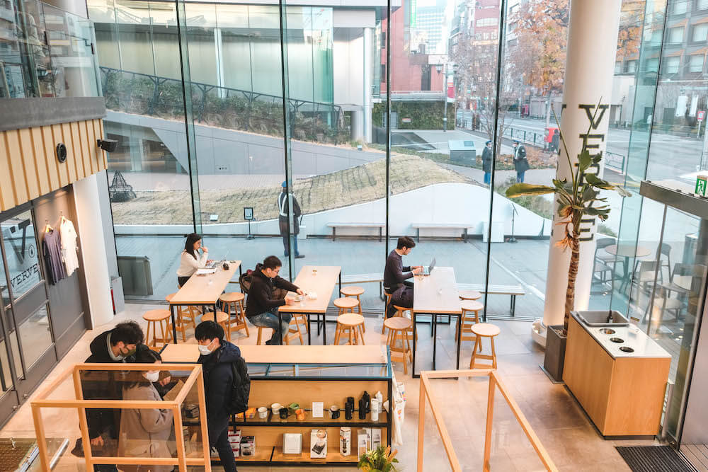 東京六本木咖啡・「VERVE COFFEE ROASTERS」日本三號店，來自加州的手沖咖啡