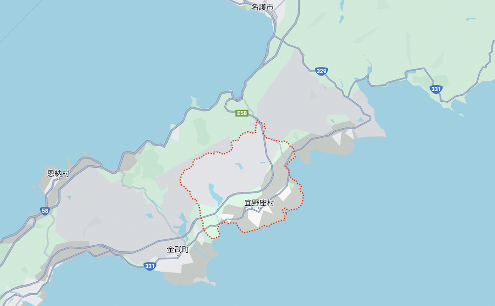 沖繩中部「宜野座村」