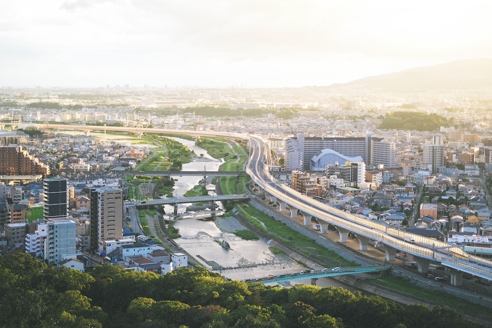 五月山公園，大阪天空鳥居「秀望台」