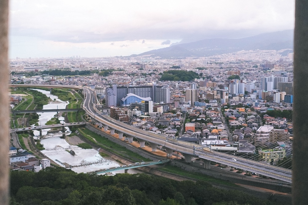 五月山公園，大阪天空鳥居「秀望台」