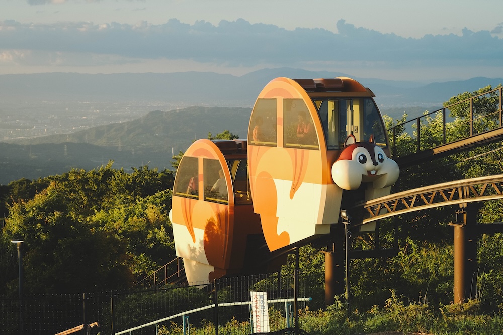 奈良生駒 山上遊樂園落日飛車36