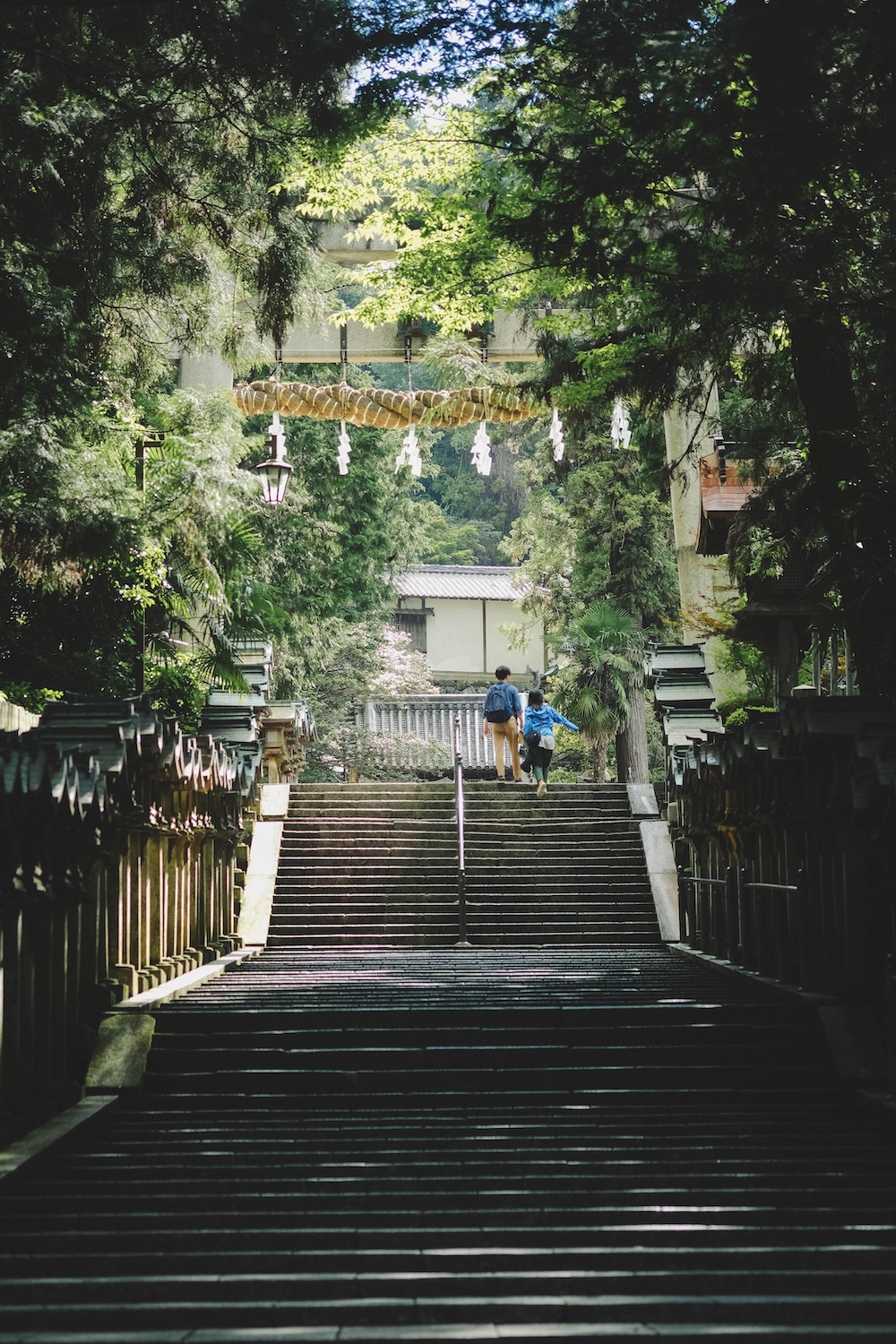 寶山寺 階梯