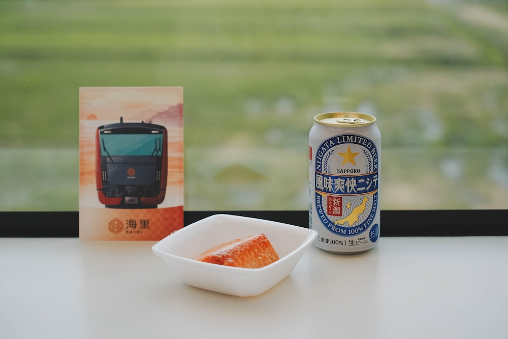 新瀉→鶴岡，搭乘觀光列車「海里」 交通 餐點 伴手禮推薦27