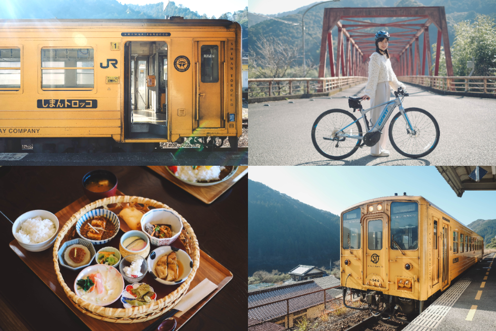JR四國予土線｜愛媛～高知「四萬小火車」，單車 x 觀光列車的自然鄉村旅