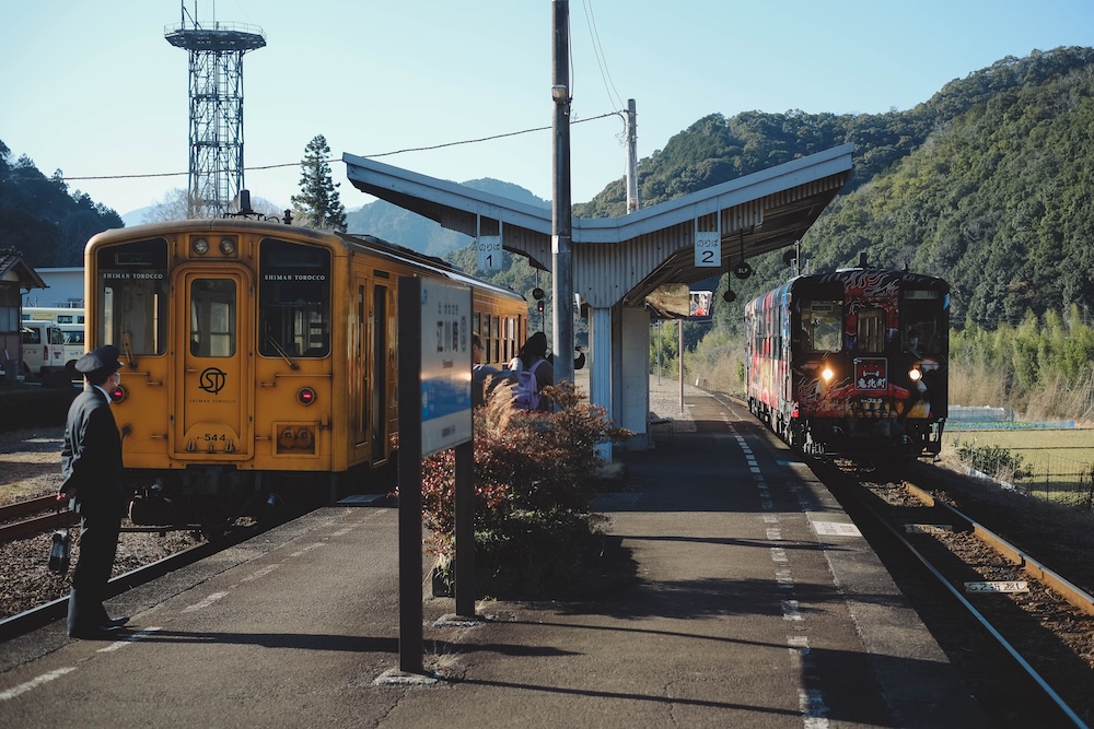 JR四國予土線 江川崎站 四萬小火車
