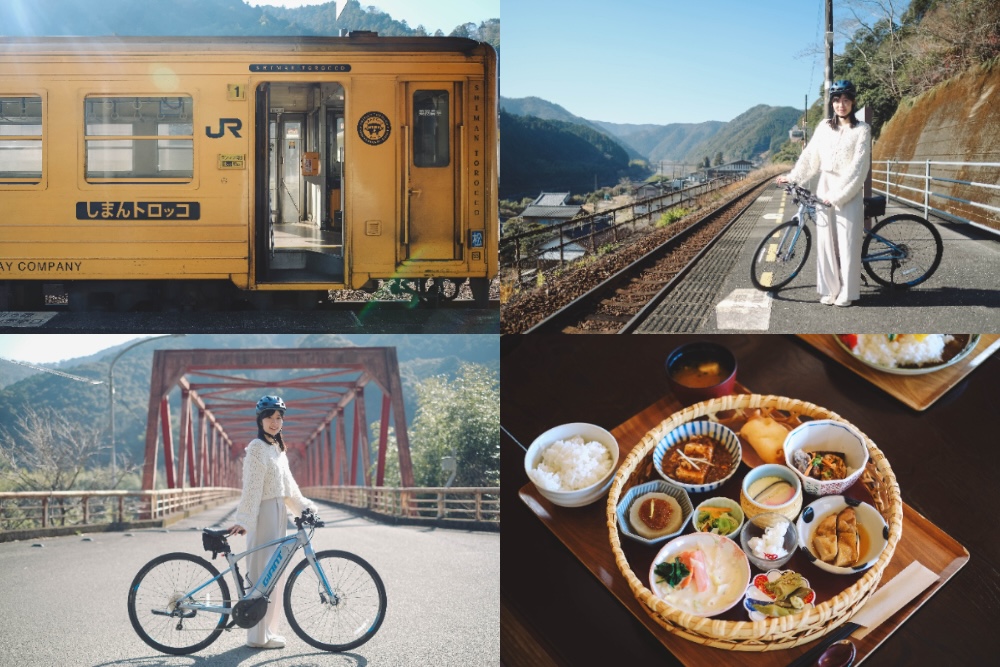 JR四國予土線｜愛媛～高知｜腳踏車 x 觀光列車「四萬小火車」的自然鄉村之旅