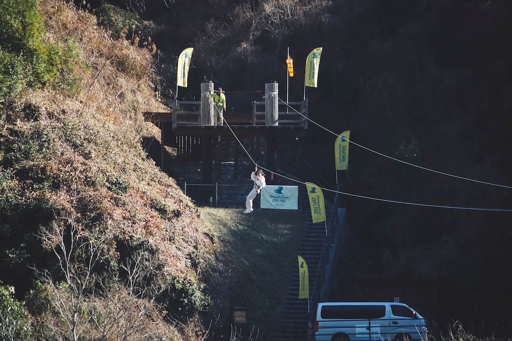四萬十川空中飛索1