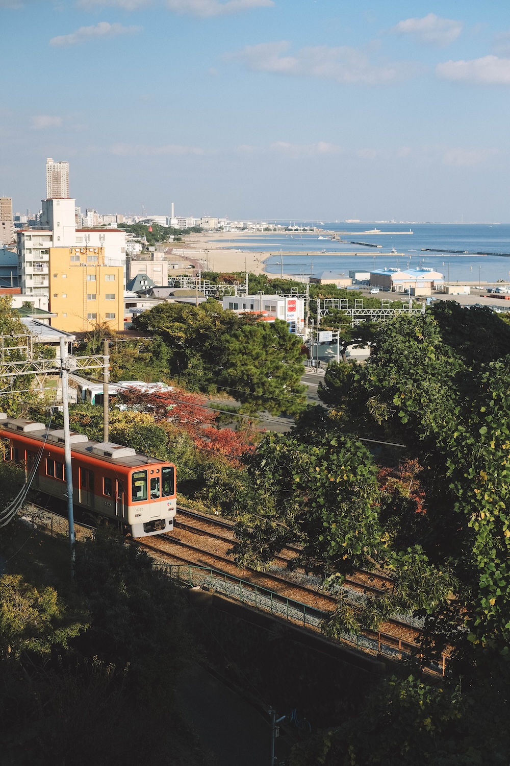 神戶須磨區・坡道散策|須磨海景坡道・山陽電車 x 沙灘絕景