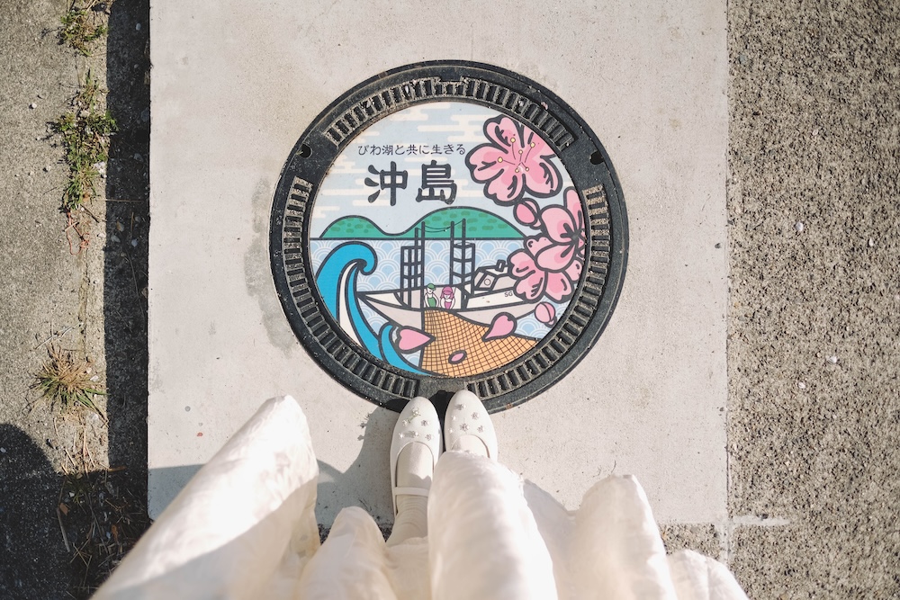 滋賀近江八幡・沖島｜春季琵琶湖櫻花絕景，承載石材繁榮記憶的小島24