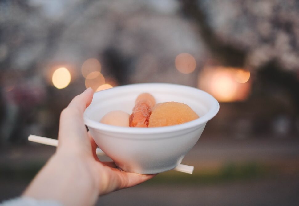 石田のひょうたん池 夜櫻 櫻花
